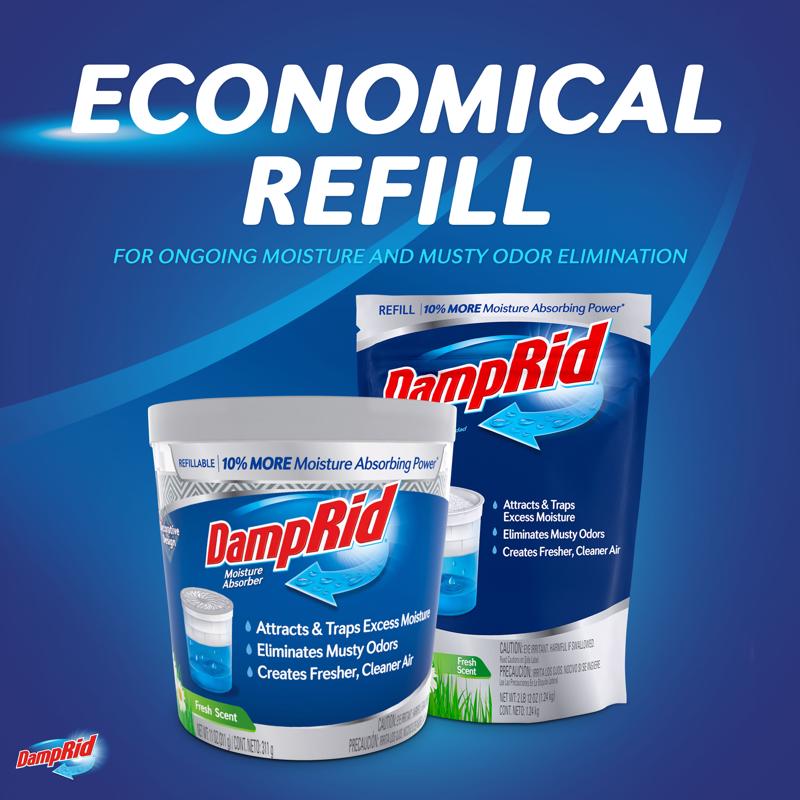 DampRid Moisture Absorber Refill Pure Linen Scent 44 oz