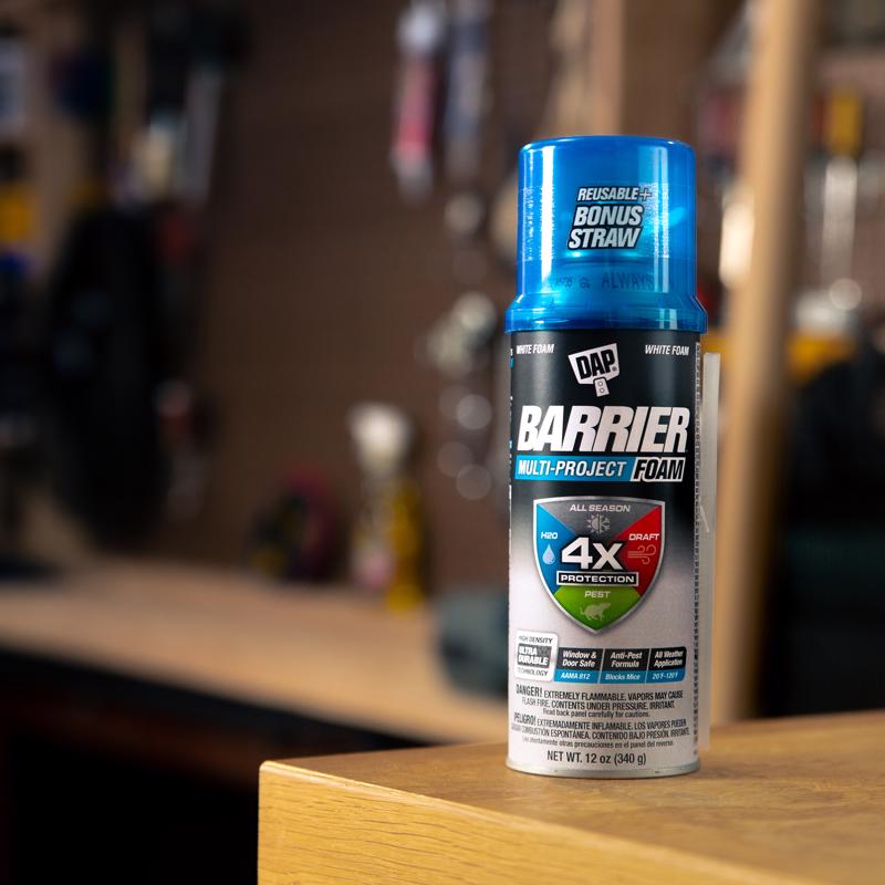 DAP Barrier Foam White Polyurethane Foam Multipurpose Barrier Foam 12 oz