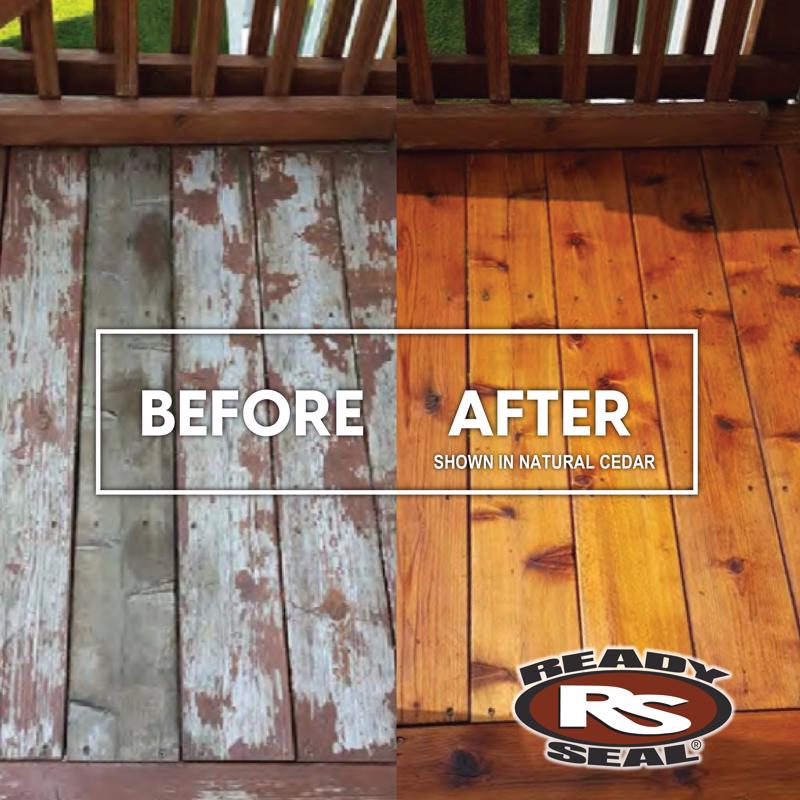 Ready Seal Goof Proof Semi-Transparent Flat Clear Oil-Based Penetrating Wood Stain/Sealer 1 gal