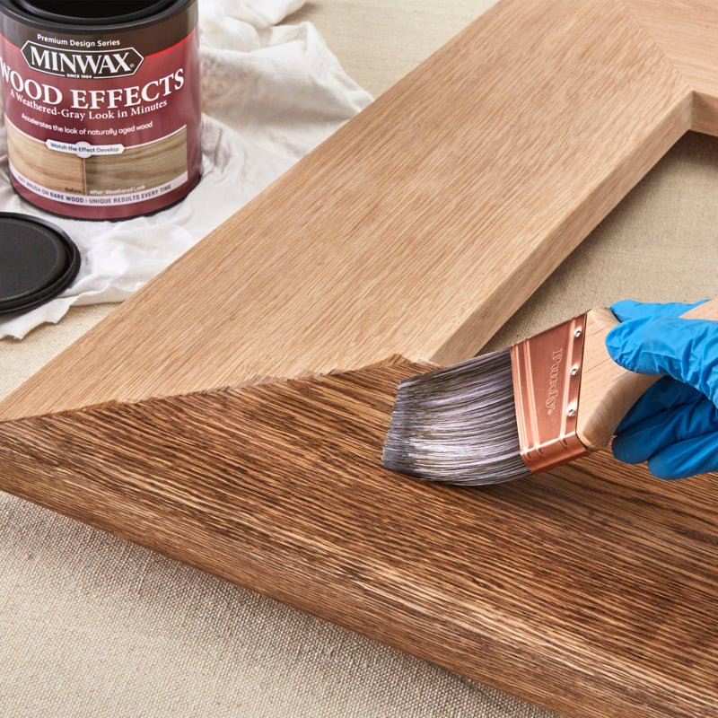 Minwax Wood Effects Transparent Charred Black Water-Based Weathered Wood Accelerator 1 qt