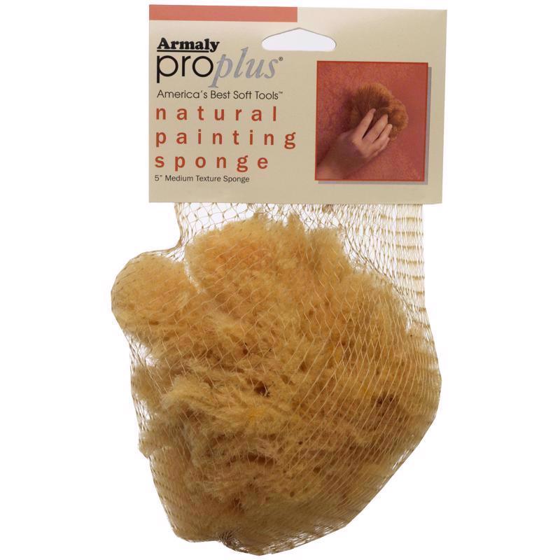 Armaly ProPlus 5 in. W X 4.5 in. L Beige Natural Sponge Painting Sponge