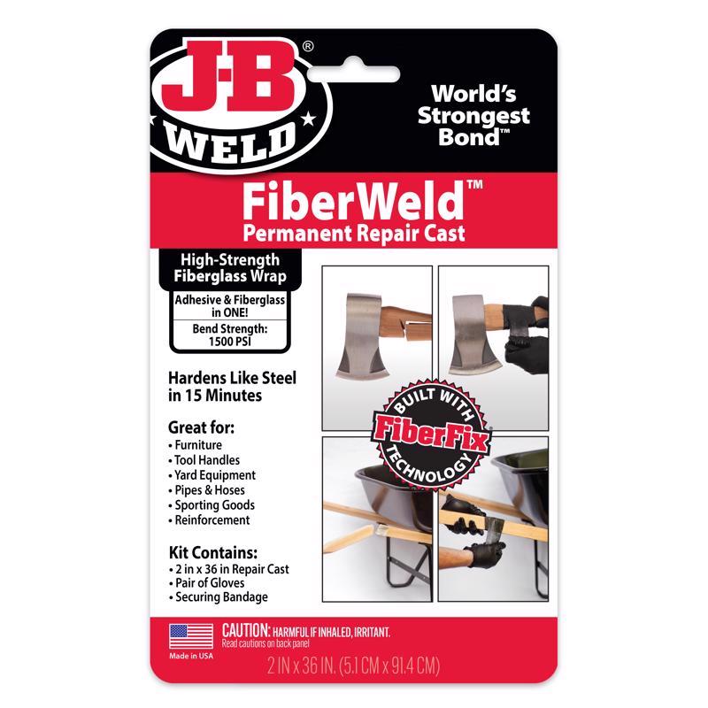J-B Weld FiberWeld High Strength Epoxy Adhesive Black Permanent Fabric Adhesive