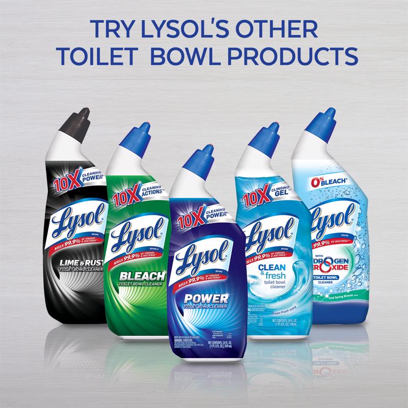 Lysol Ocean Fresh Scent Toilet Bowl Cleaner 24 oz Liquid