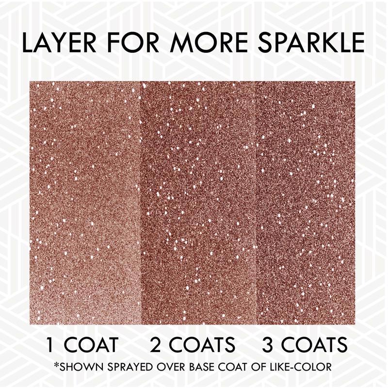Rust-Oleum Specialty Glitter Rose Gold Spray Paint 10.25 oz