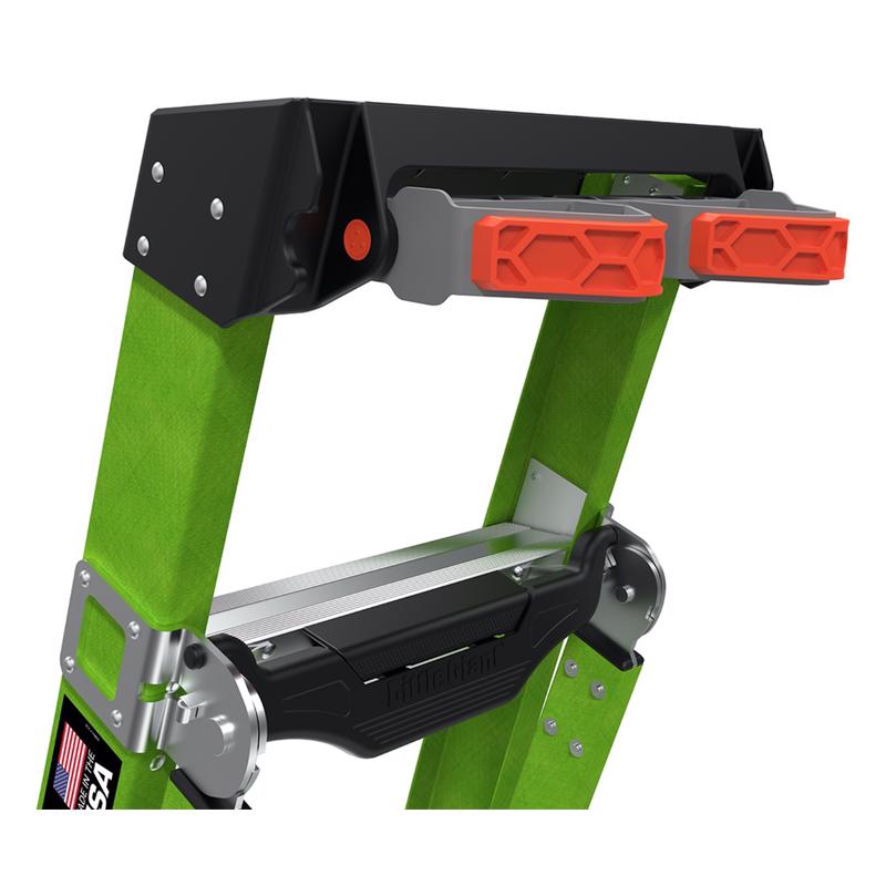 Little Giant King Kombo Professional 2.0 10 ft. H Fiberglass Telescoping Multi-Position Ladder Type