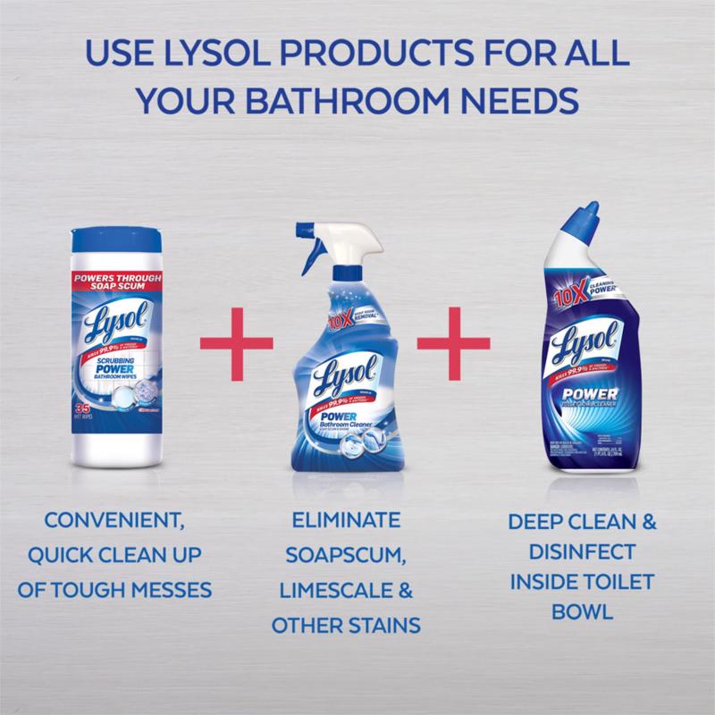 Lysol Fresh Scent Bathroom Cleaner 24 oz Foam