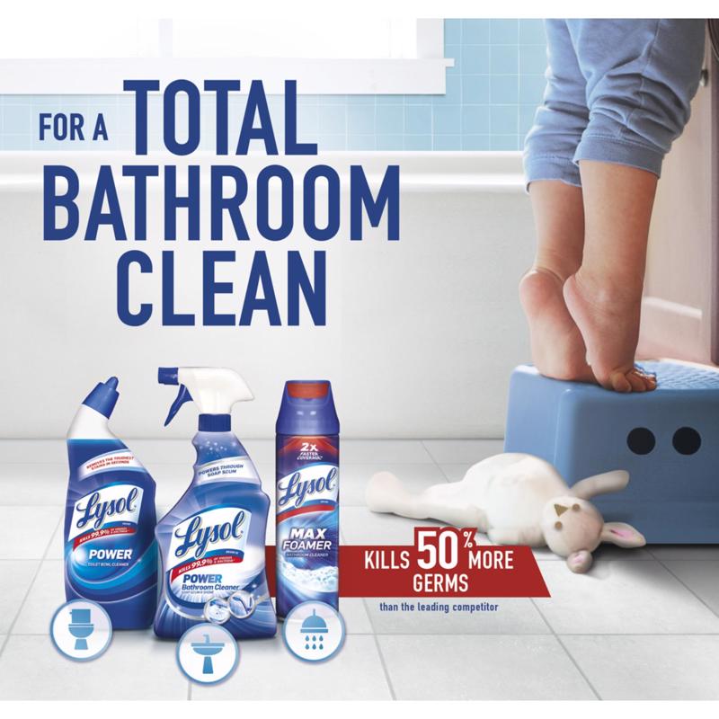 Lysol Fresh Scent Bathroom Cleaner 24 oz Foam