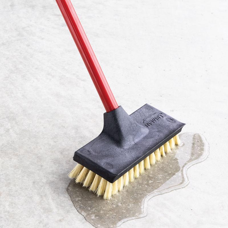 Libman 8.5 in. W Hard Bristle 50 in. Steel Handle Acid Brush