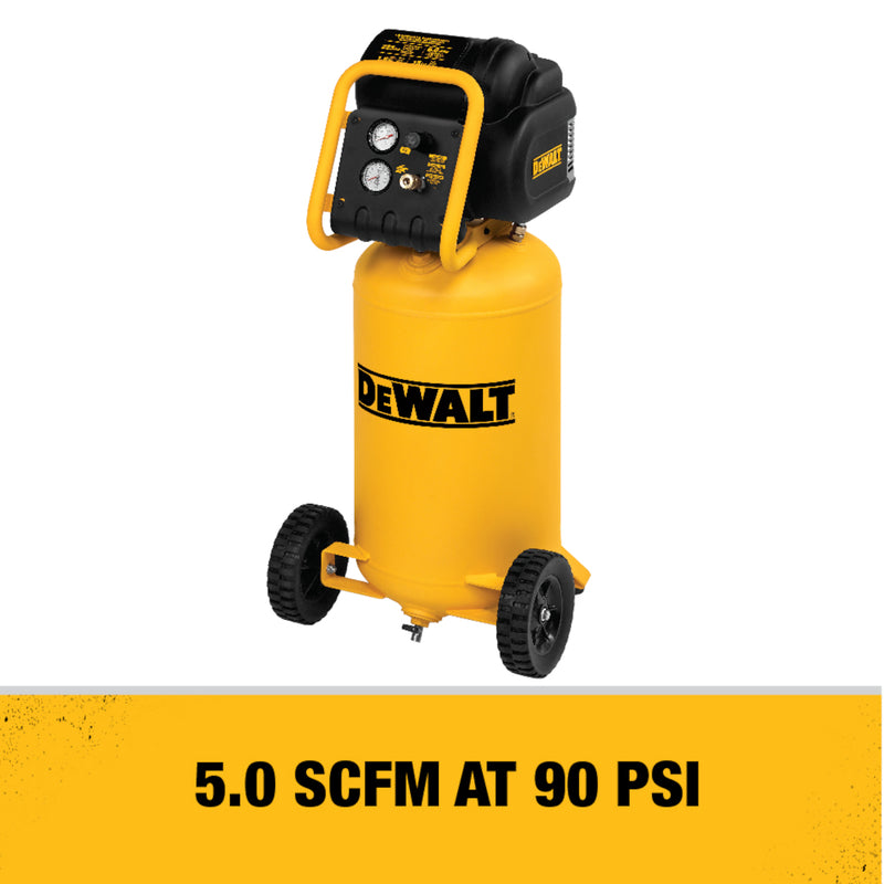 DeWalt 15 gal Vertical Portable Air Compressor Tank 225 psi 1.6 HP