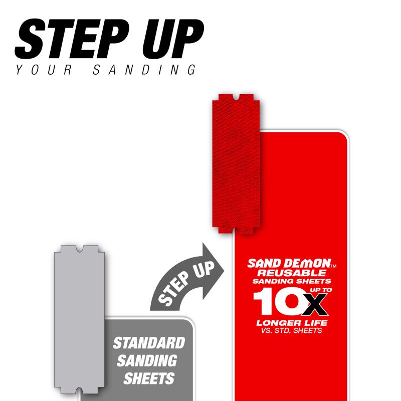 Diablo SandNet 11-1/4 in. L X 4-3/16 in. W 100 Grit Ceramic Blend All Purpose Sandpaper 5 pk