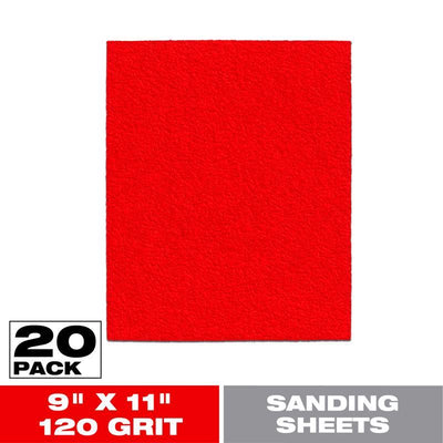 Diablo 9 in. L X 11 in. W 120 Grit Aluminum Oxide Sanding Sheet 20 pk