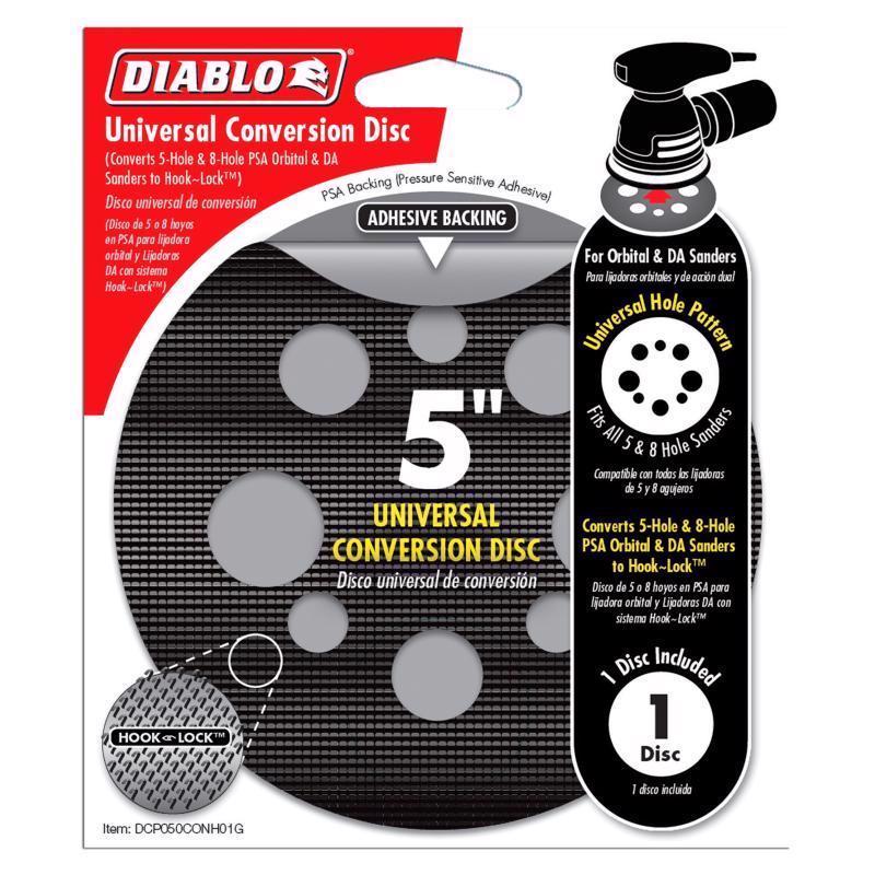 Diablo 5 in. Ceramic Blend Hook and Lock Conversion Pad