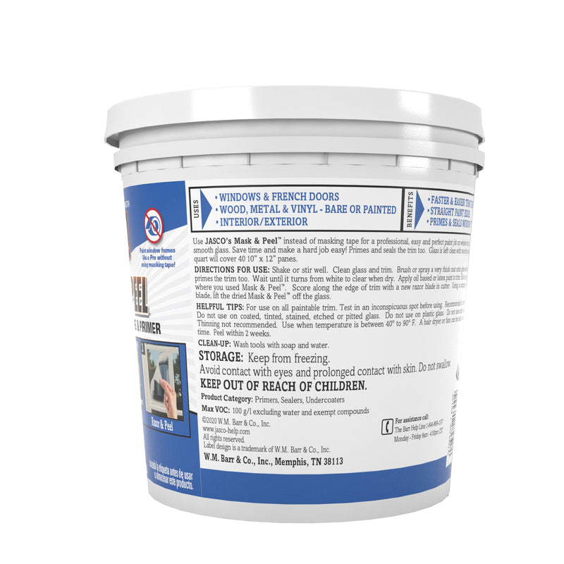 Jasco Mask & Peel 1 qt L White Super Strength Liquid Masking Tape