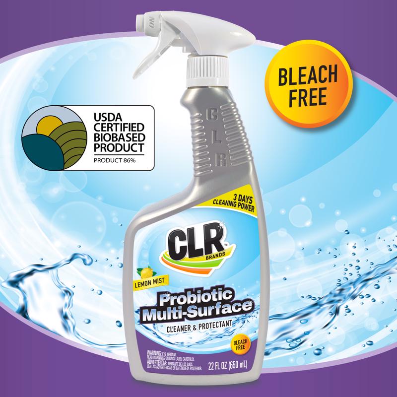 CLR Brands Lemon Scent Probiotic Daily Cleaner 22 oz Liquid