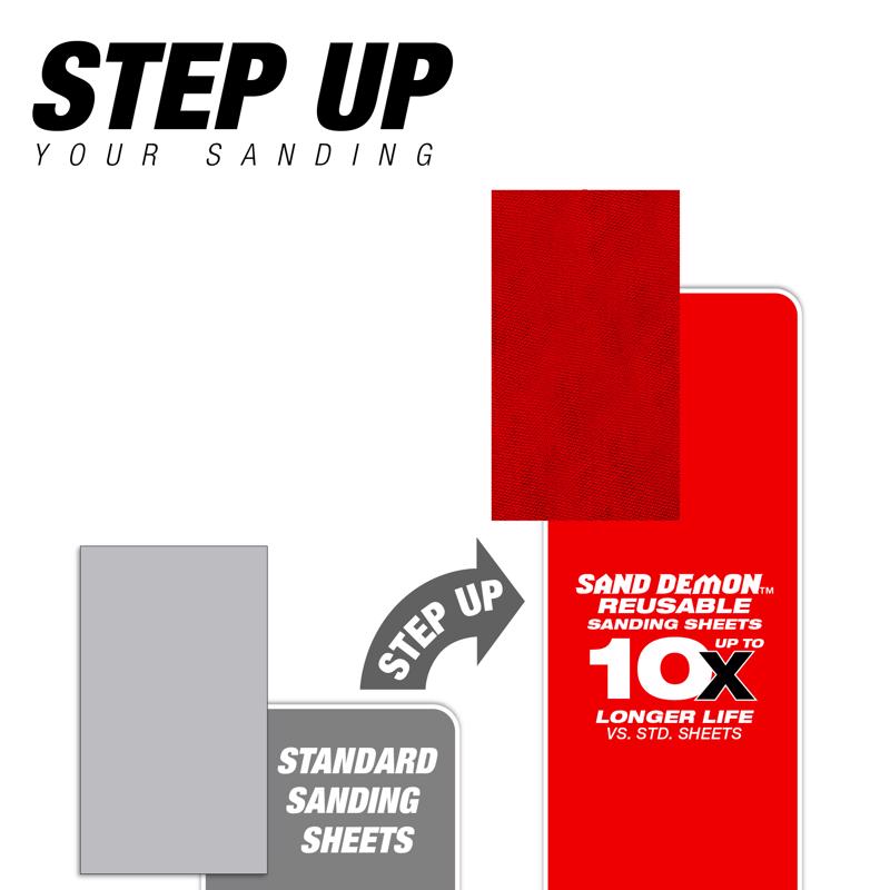 Diablo SandNet 11 in. L X 9 in. W 220 Grit Ceramic Sanding Sheet 5 pk