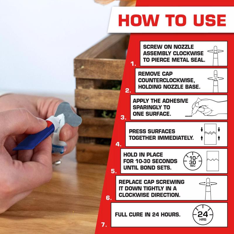 Loctite High Strength Cyanoacrylate Clear Super Glue 4 gm