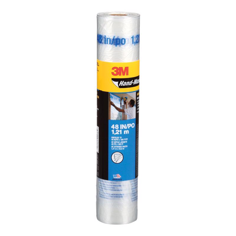 3M Hand-Masker 48 in. W X 180 ft. L X 0.35 mil Plastic Masking Film