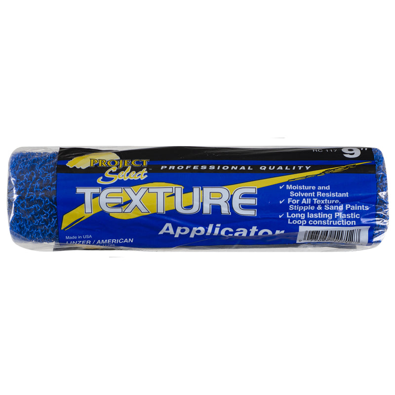 Linzer Project Select Polypropylene 9 in. W X 1/4 in. Texture Paint Roller Cover
