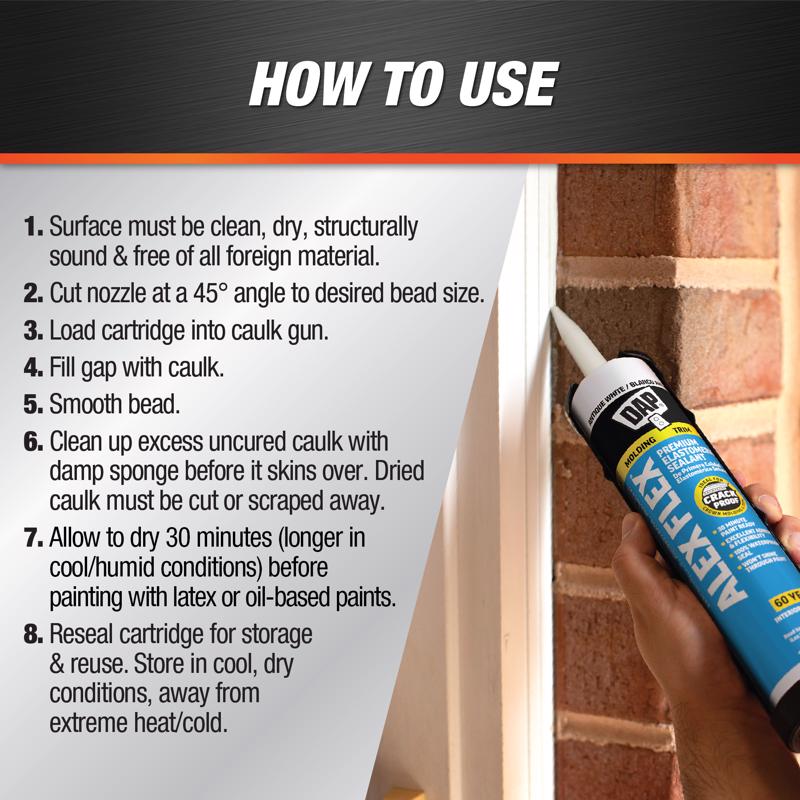 DAP Alex Flex Antique White Acrylic Latex Interior Molding and Trim Sealant 10.1 oz