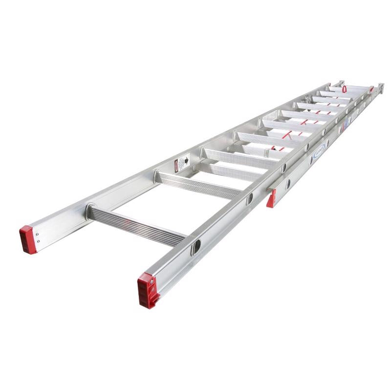 Werner 20 ft. H Aluminum Extension Ladder Type III 200 lb. capacity