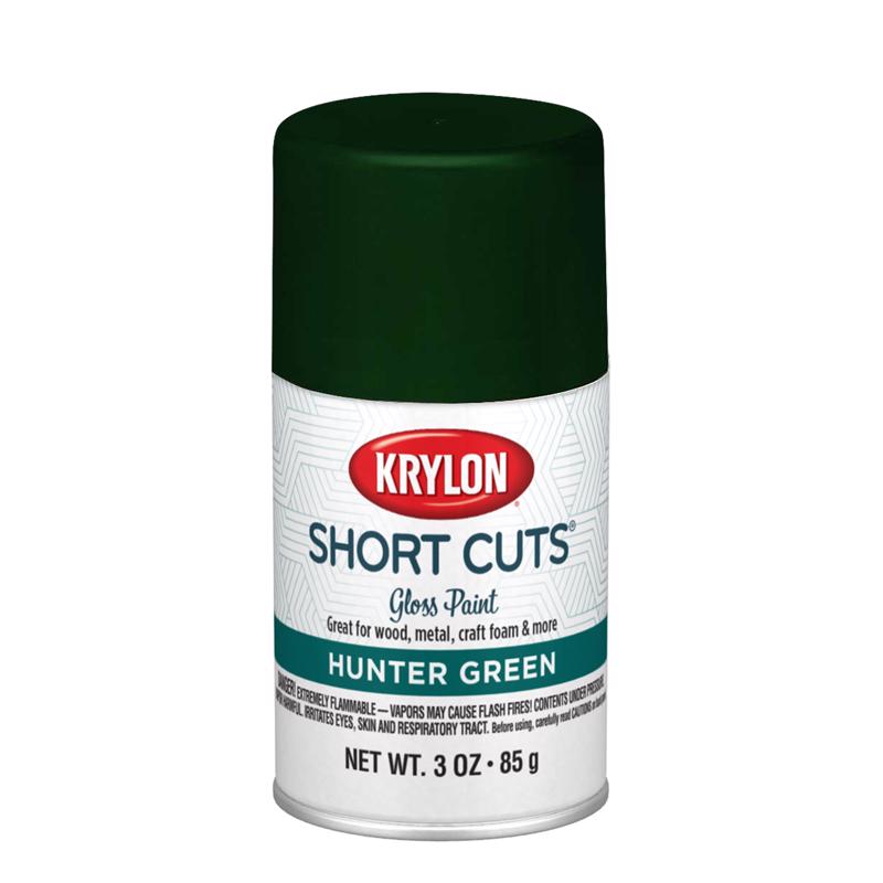 Krylon Short Cuts Gloss Hunter Green Spray Paint 3 oz