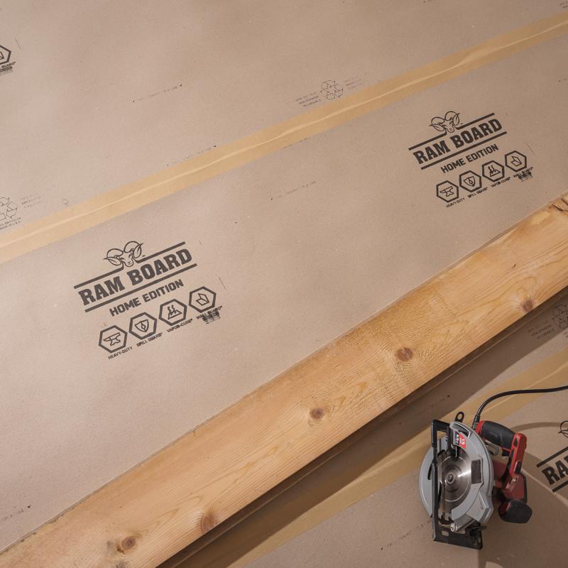 Ram Board Home Edition Builder's Floor Paper 36 in. W X 50 ft. L Paper Beige