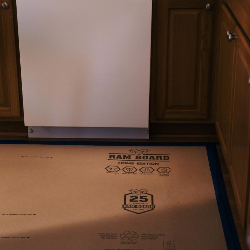 Ram Board Home Edition Builder's Floor Paper 36 in. W X 50 ft. L Paper Beige