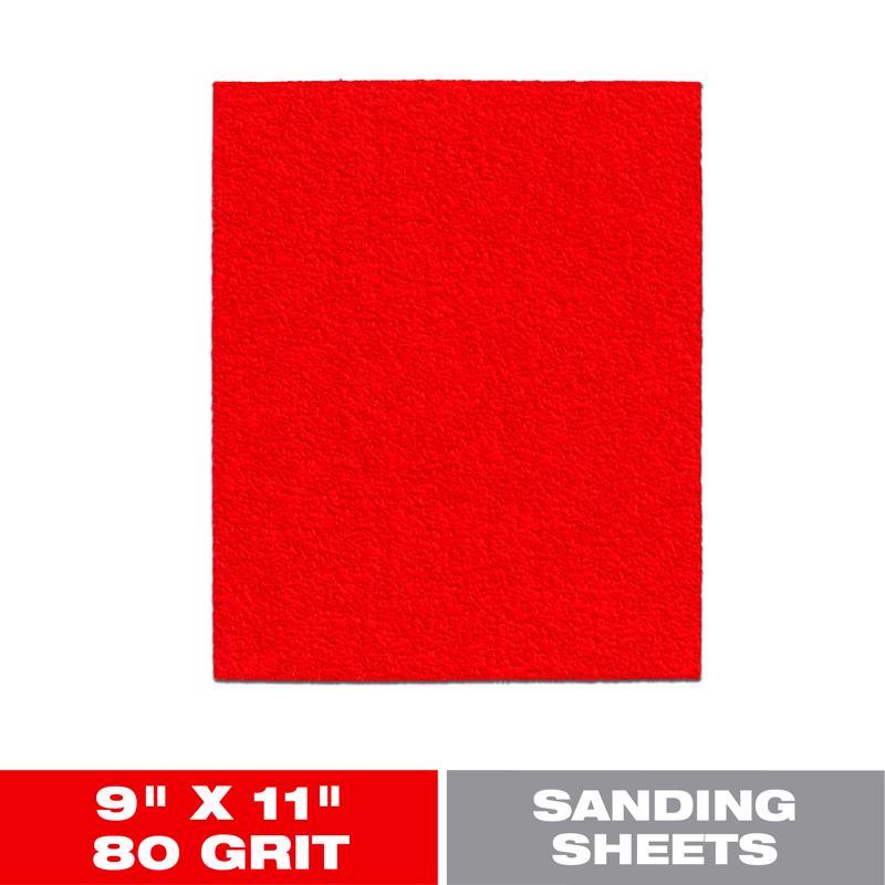 Diablo 11 in. L X 9 in. W Aluminum Oxide 80 Grit Coarse Sanding Sheet