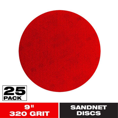 Diablo SandNet 9 in. L X 9 in. W Ceramic 320 Grit Ultra Fine Drywall Sand Pad