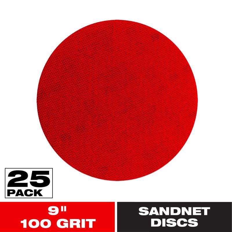 Diablo SandNet 9 in. L X 9 in. W Ceramic 100 Grit Medium Drywall Sand Pad
