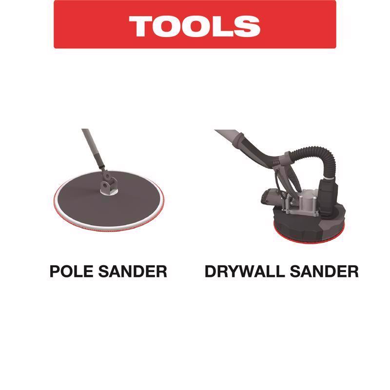 Diablo Hook and Lock 9 in. L X 9 in. W Aluminum Oxide 220 Grit Ultra Fine Drywall ROS Disk