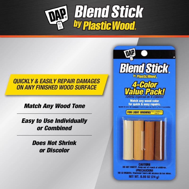 DAP Plastic Wood Light Browns Blend Sticks 0.86 oz
