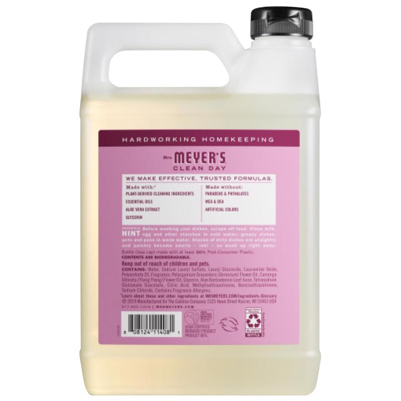 Mrs. Meyer's Clean Day Peony Scent Liquid Dish Soap Refill 48 oz