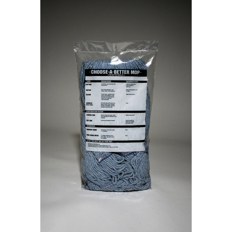 Elite Mops and Brooms 24 oz. Looped Cotton/Synthetic Blend Mop Refill