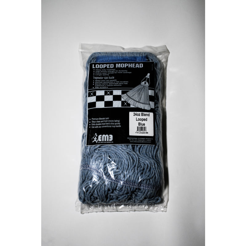 Elite Mops and Brooms 24 oz. Looped Cotton/Synthetic Blend Mop Refill