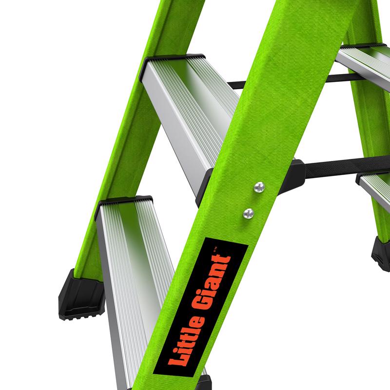 Little Giant Sure Step 25.98 in. H X 11.8 in. W X 8 in. D 375 lb. capacity 3 step Resin Step Stool