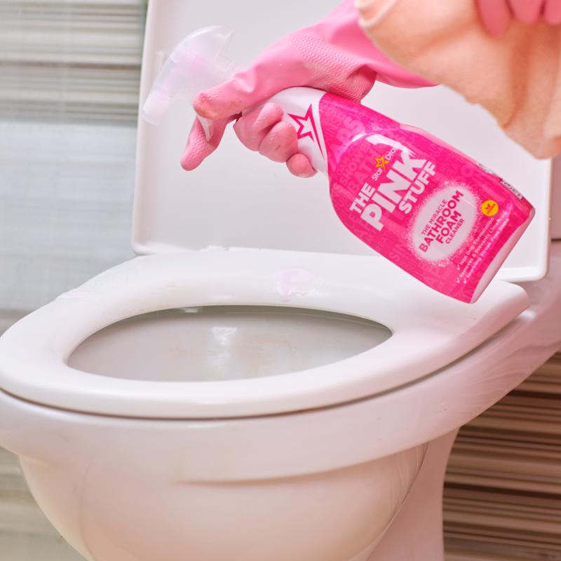 The Pink Stuff Fruity Scent Bathroom Cleaner Foam 25.4 oz