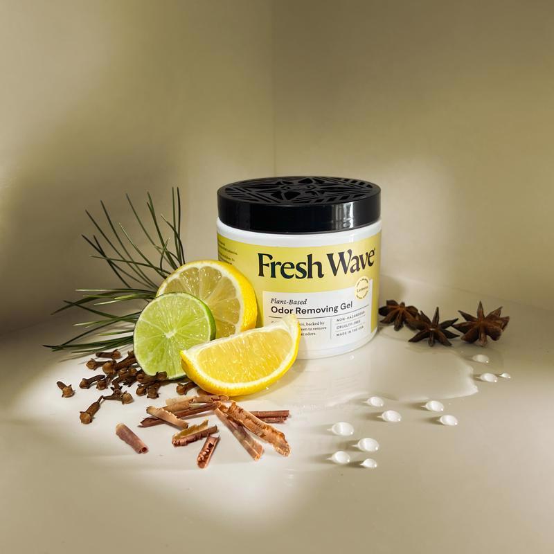 Fresh Wave Lemon Scent Air Freshener 15 oz Gel