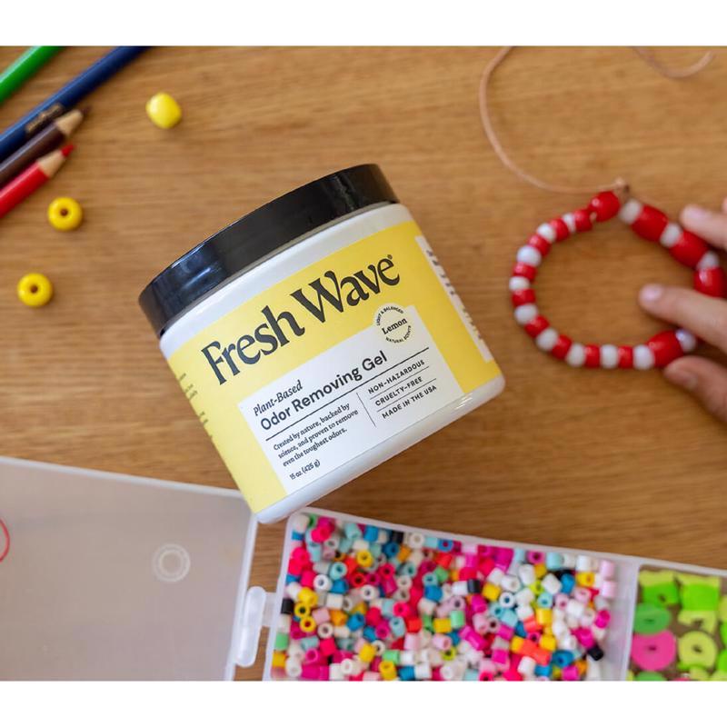 Fresh Wave Lemon Scent Air Freshener 15 oz Gel
