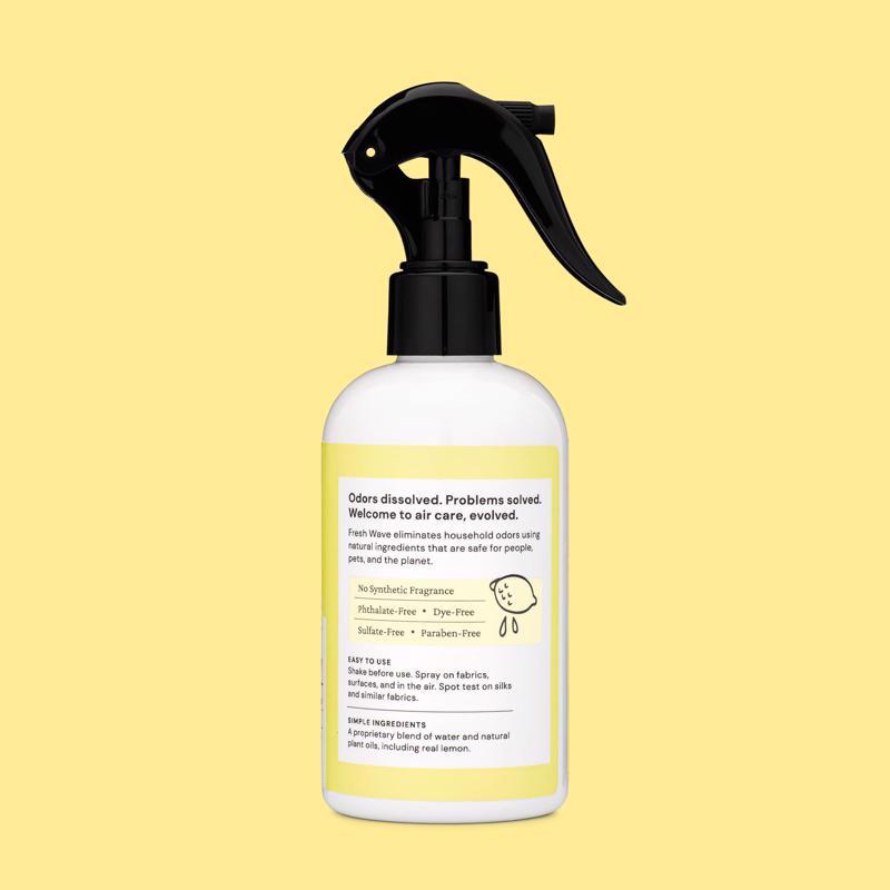 Fresh Wave Lemon Scent Air Freshener Spray 8 oz Liquid