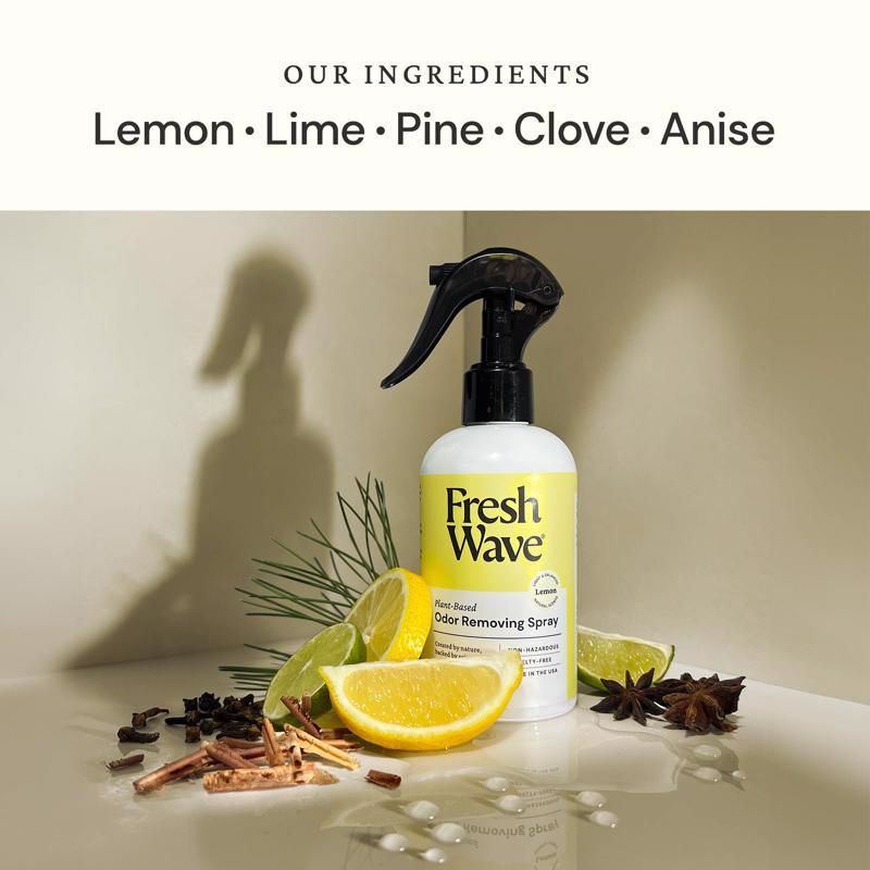 Fresh Wave Lemon Scent Air Freshener Spray 8 oz Liquid