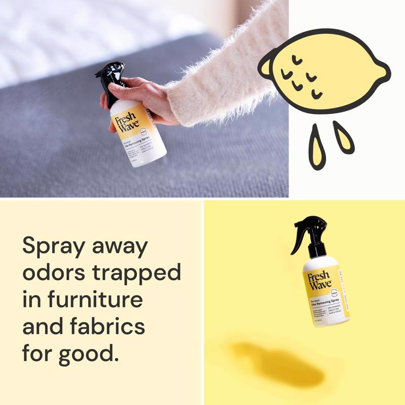 Fresh Wave Lemon Scent Air Freshener Spray 8 oz Liquid