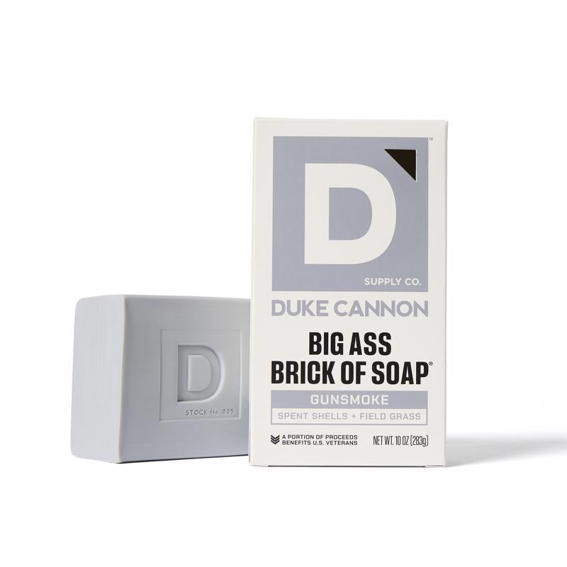 Duke Cannon Gunsmoke Spent Shells + Field Grass Scent Bar Soap 10 oz