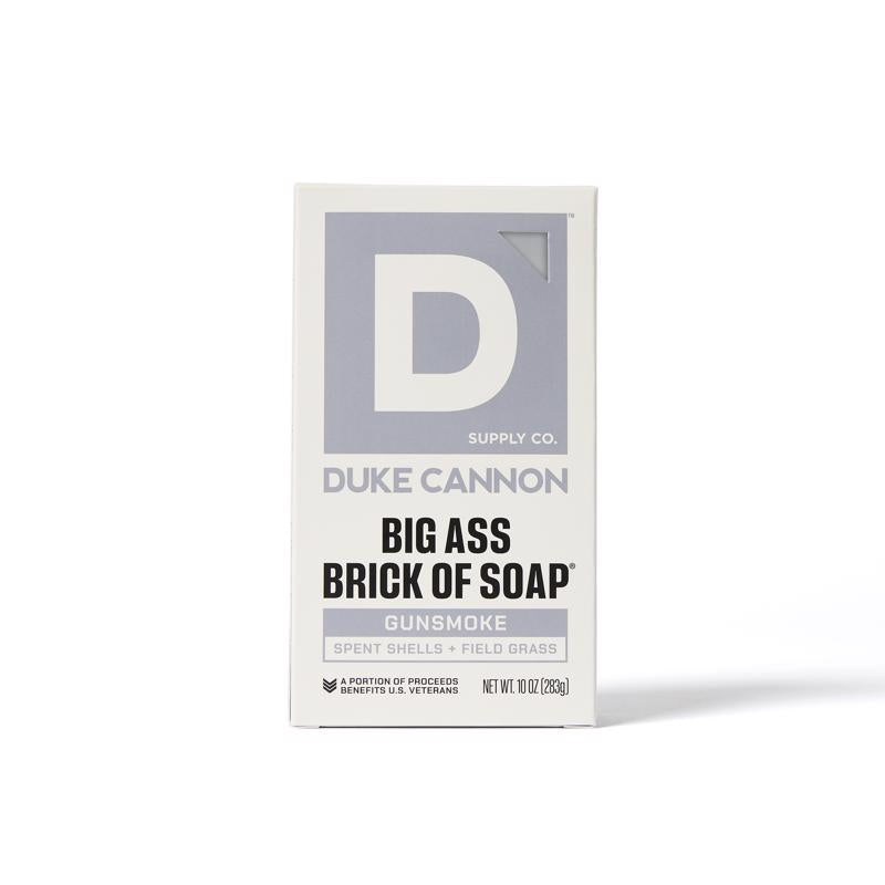 Duke Cannon Gunsmoke Spent Shells + Field Grass Scent Bar Soap 10 oz
