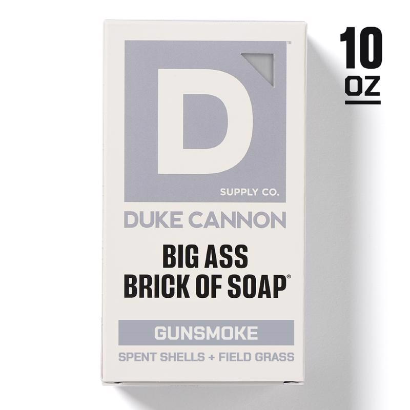 Duke Cannon Gunsmoke Spent Shells + Field Grass Scent Bar Soap 10 oz