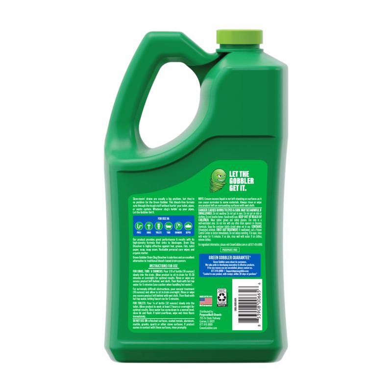Green Gobbler Liquid Drain Clog Remover 1 gal