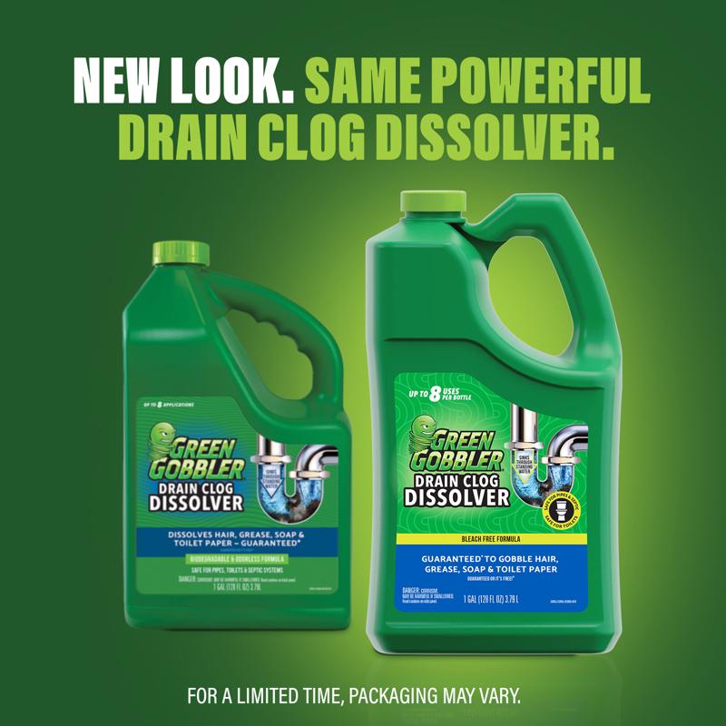 Green Gobbler Liquid Drain Clog Remover 1 gal