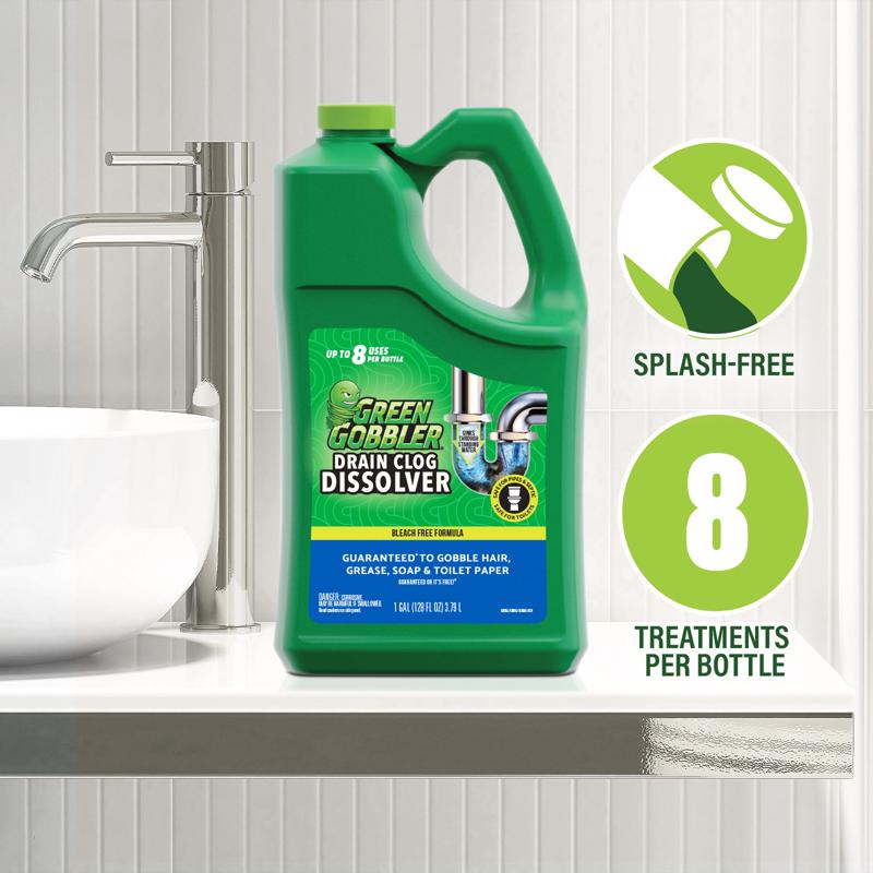 Green Gobbler Liquid Drain Clog Remover 1 gal