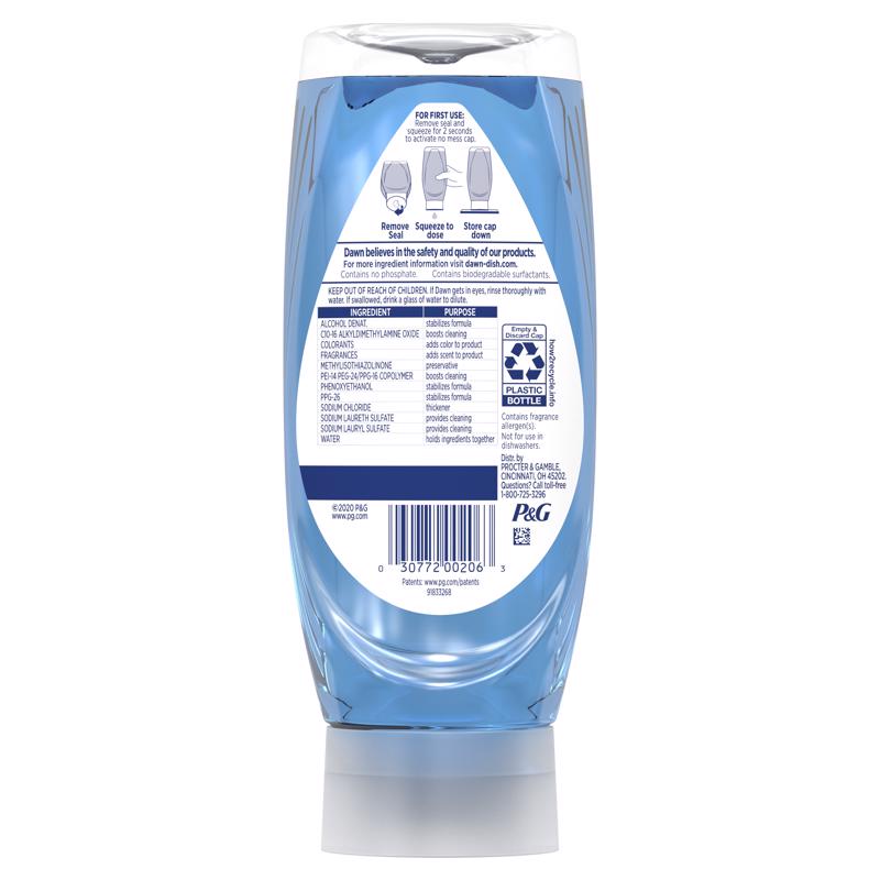 Dawn EZ Squeeze Ultra Original Scent Liquid Dish Soap 14.7 oz