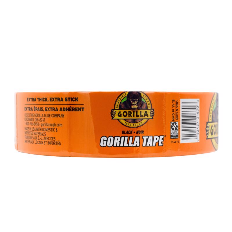 Gorilla 1.88 in. W X 50 yd L Black Duct Tape